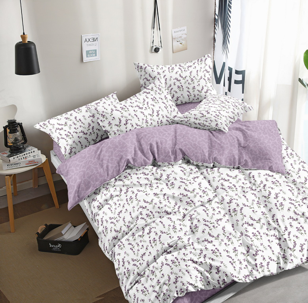 КПБ 2 сп с простыней на рез. 140х200 ПОПЛИН "П20"