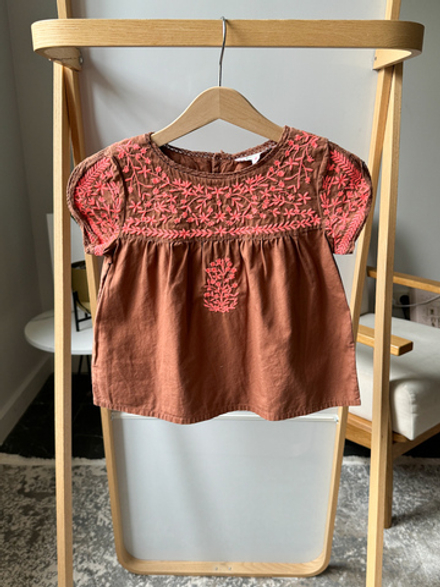 Хлопковая блузка Bonpoint, 104