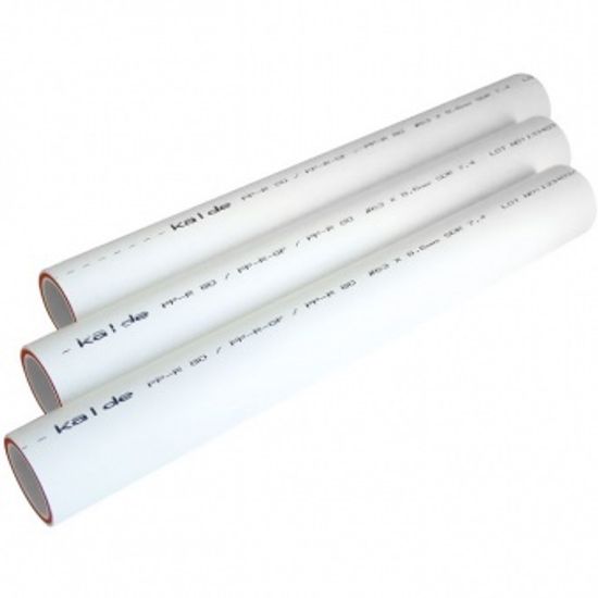 Труба армир. стекловолокном 75 PP-R PN25 СЕРЫЙ