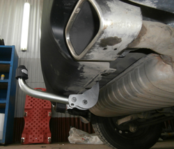 Фаркоп оцинкованный Galia H070A для Hyundai Tucson 2004-2010, Kia Sportage 2004-2010(паспорт и сертификат в комплекте)(без электрики)