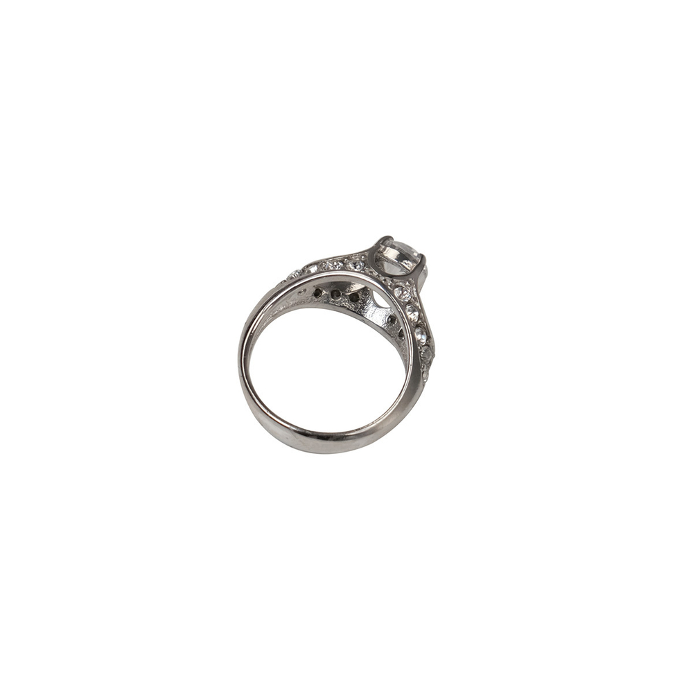 "Чифара" кольцо в родиевом покрытии из коллекции "Teona" от Jenavi