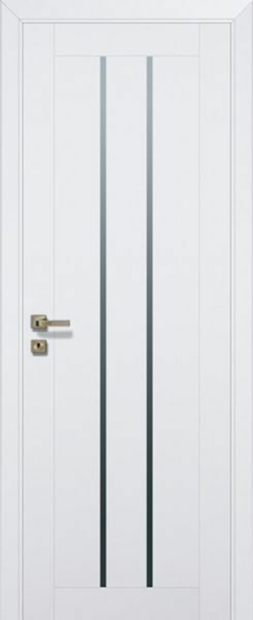 [ТОВАРА НЕТ В НАЛИЧИИ] Дверь межкомнатная Профиль Дорс № 49 U, цвет аляска, экошпон, стекло графит