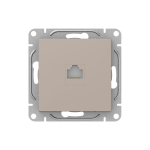 Механизм розетки RJ45 (cat6), кремовый Эпика EKF