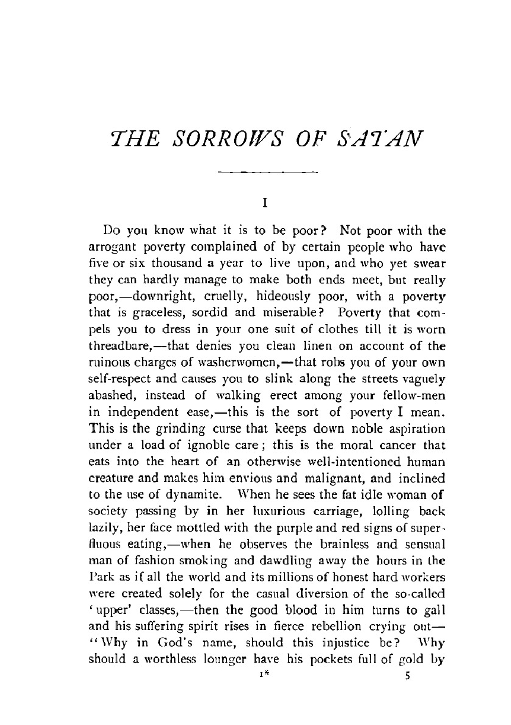The sorrows of Satan. or, The strange experience of one Geoffrey Tempest, millionaire | Marie Corelli