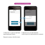 Лиловые вагинальные виброшарики 3,2см с управлением через приложение Pretty Love Elvira BI-210212HP