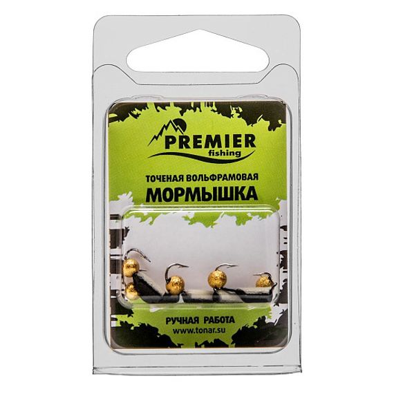 Мормышка вольфрам Столбик 3 с фосфором + звездная пыль 364 (PR-M-364) Premier Fishing