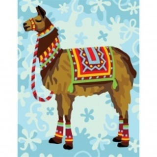 "Лама"-3339 канва с рисунком