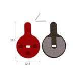 Колодки тормозные TP-07D для электросамокатов и велосипедов