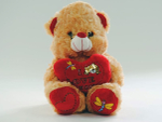 Медведь с сердечком 19x31x22см. (Hand)