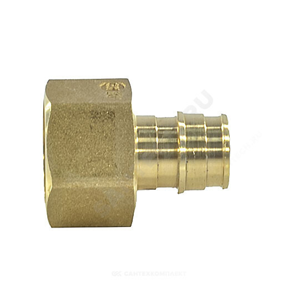 Муфта для PE-X труб радиальная латунь Дн 20х1/2" ВР GX109 Giacomini GX109Y034
