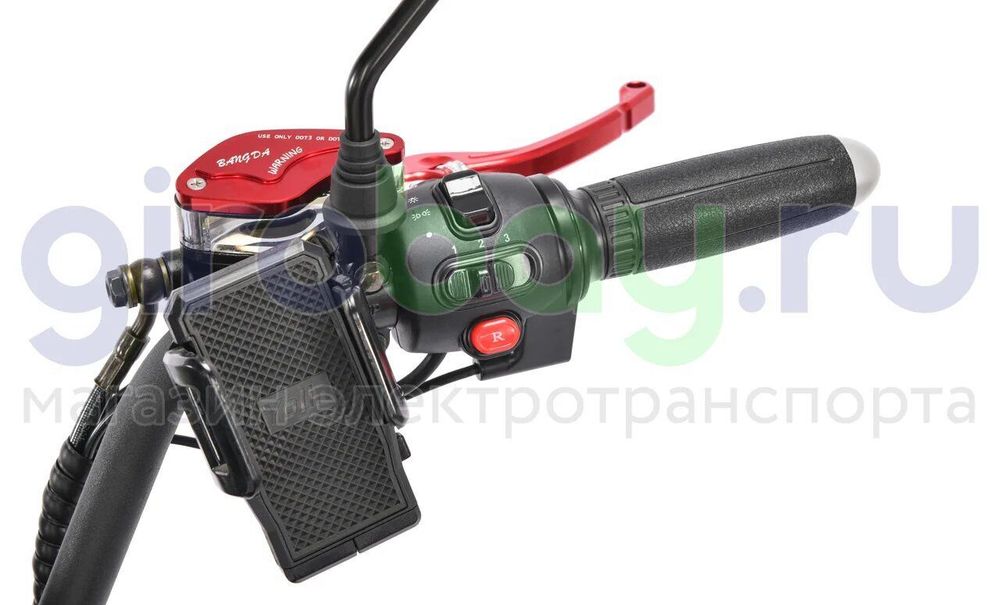 Электроскутер WHITE SIBERIA IKRA 5000w - (Черный) фото 18 фото №20