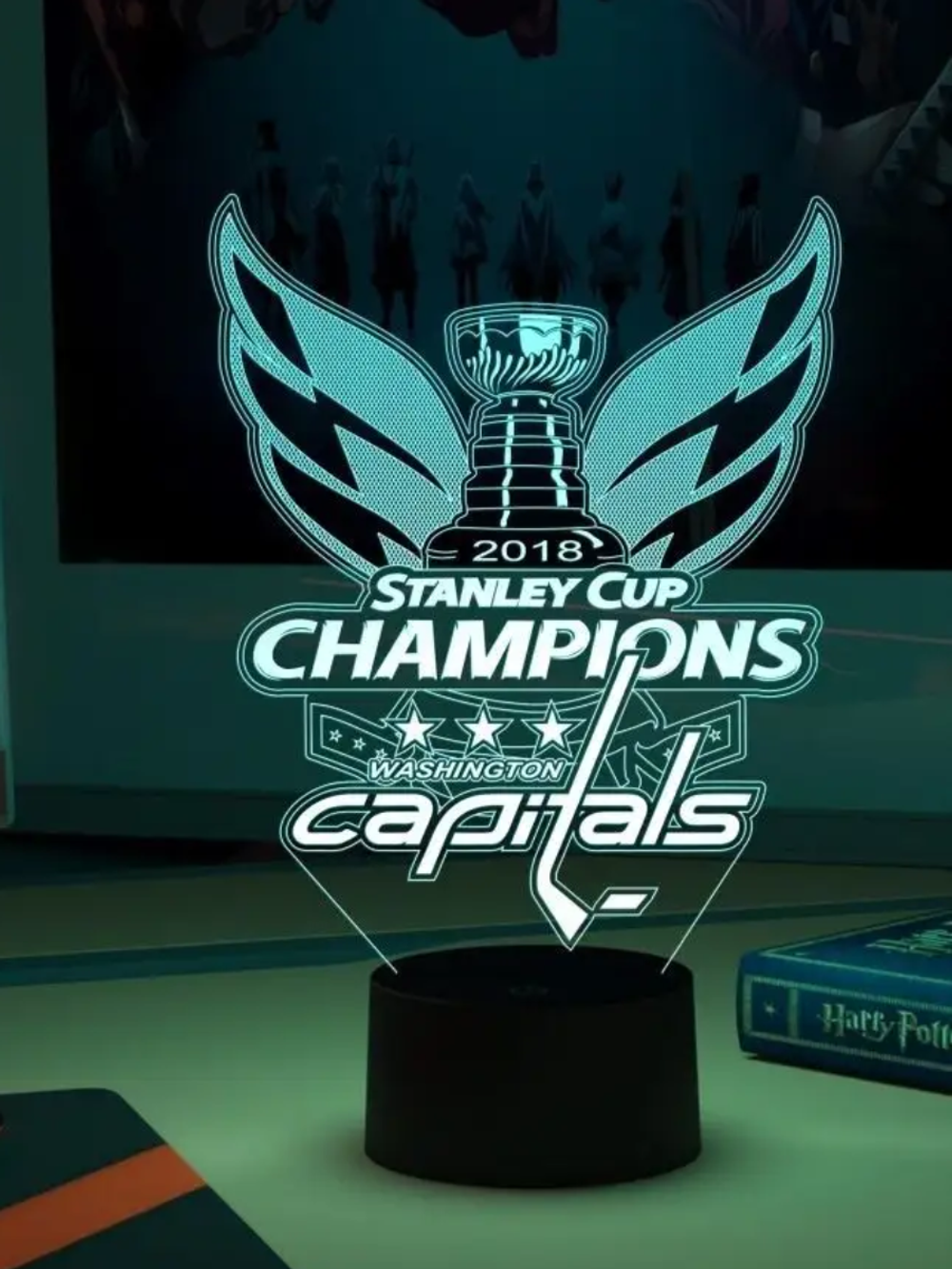 3Д-НОЧНИК "Кубок Стенли 2018 ХК Вашингтон Кэпиталз" (Washington Capitals)