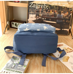 Рюкзак школьный молодежный городской Звезда, черный