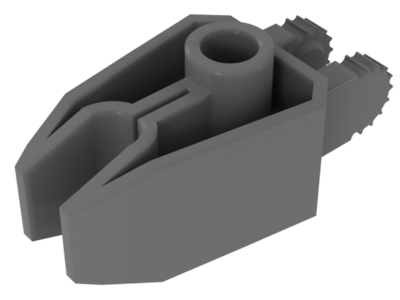 Lego 50шт Петля 1x3 с фиксатором с двумя пальцами и лапой (светло-серый) 41529 / 4211726