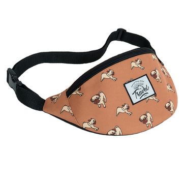 Поясная сумка Travel. Мопсы