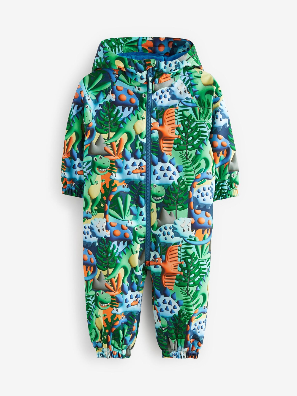 Комбинезон непромокаемый с капюшоном для мальчика Next 620-153, Зеленый