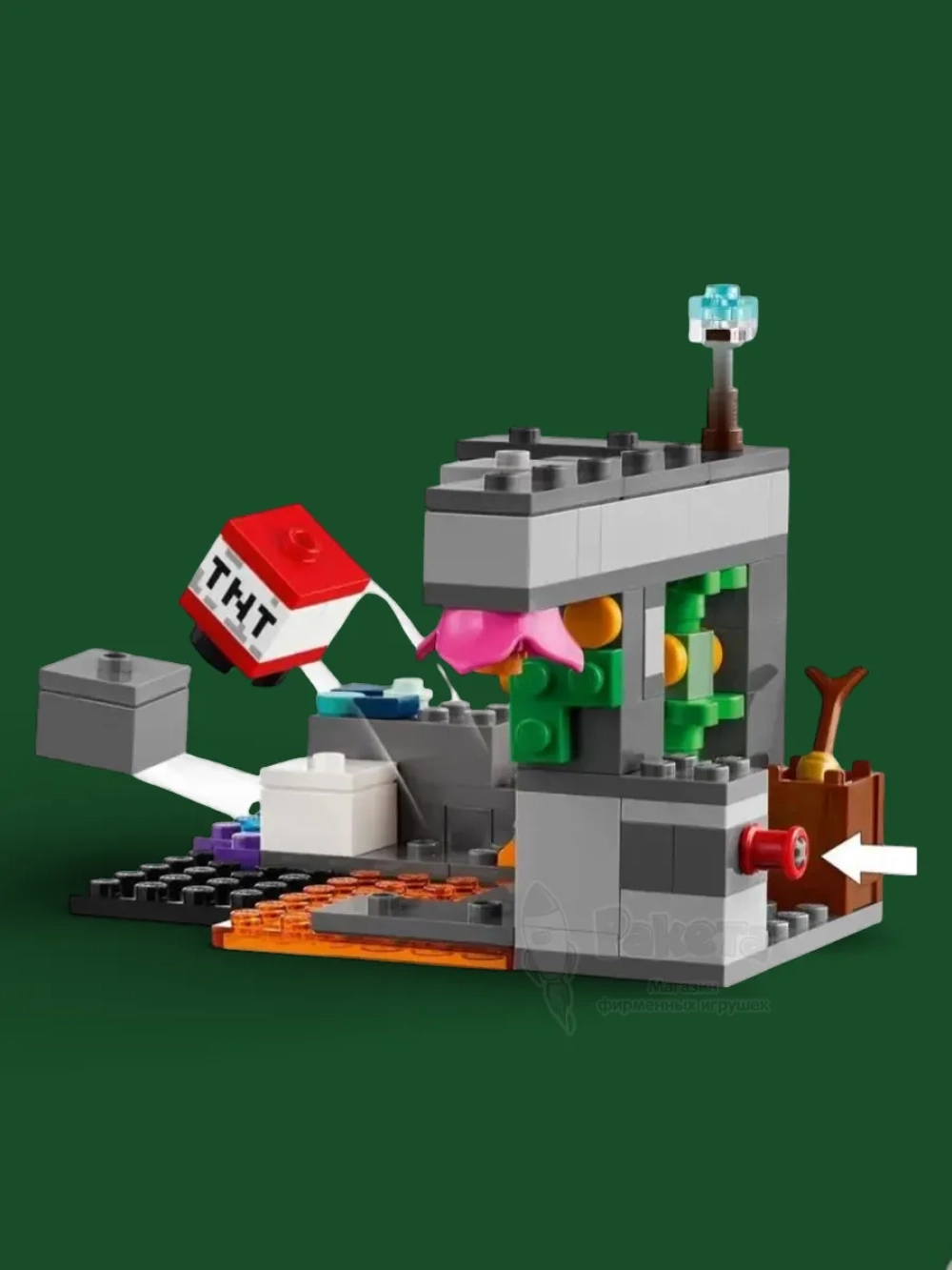 Лего Майнкрафт Столкновение с Варденом 21274