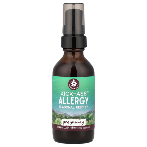 WishGarden Herbs, Kick-Ass ™ Allergy, для беременных, 59 мл (2 жидк. Унции)