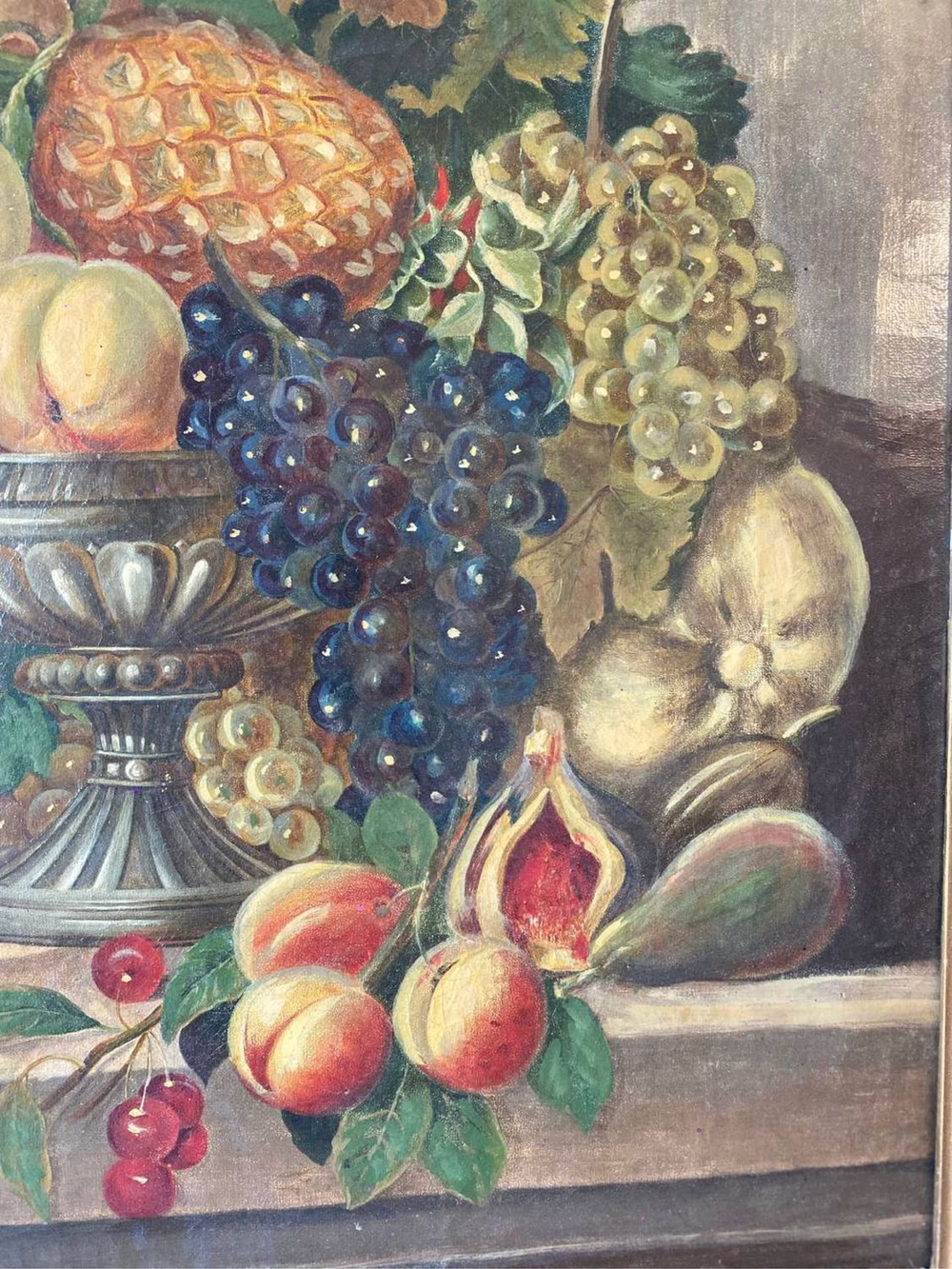 Антикварная картина «Натюрморт»