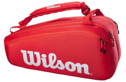 Теннисная сумка Wilson Super Tour 9 Pk - Red