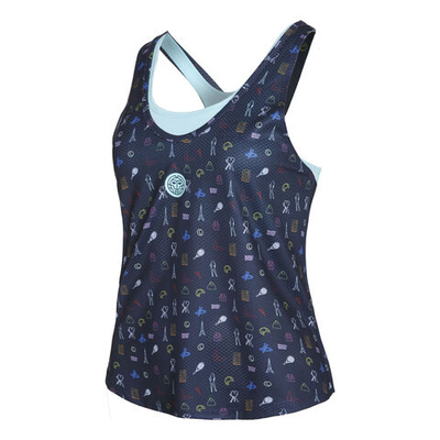Женская теннисная майка BIDI BADU NATLI Tech Tank Top Women - Dark Blue, Multicoloured