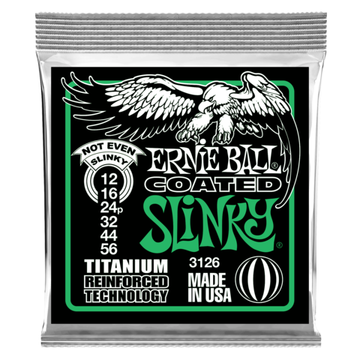 Струны для электрогитары ERNIE BALL 3126 RPS Coated Titanium Slinky Not Even 12-56