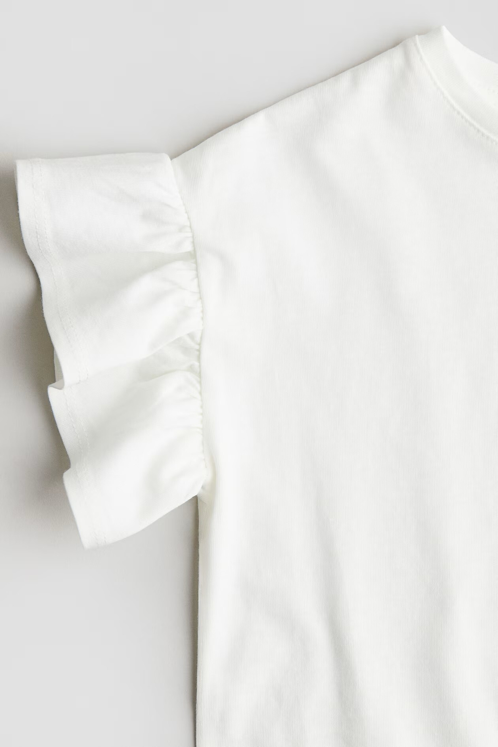 H&M Хлопковый топ, белый