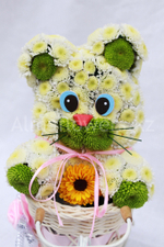 Игрушка из цветов "Котёнок"