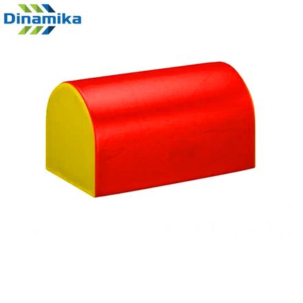 Мягкий модуль полуцилиндр с отступом 390(R190+200)х380х700 мм