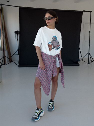 Футболка с принтом женская NOHO