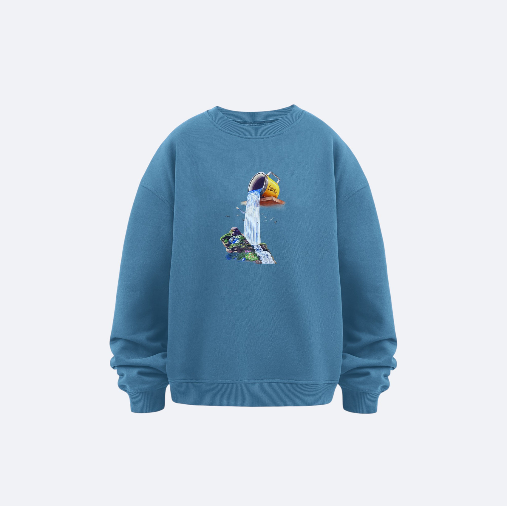 Свитшот Called a Garment Allegory (denim) артикул: - купить в магазине Дайс