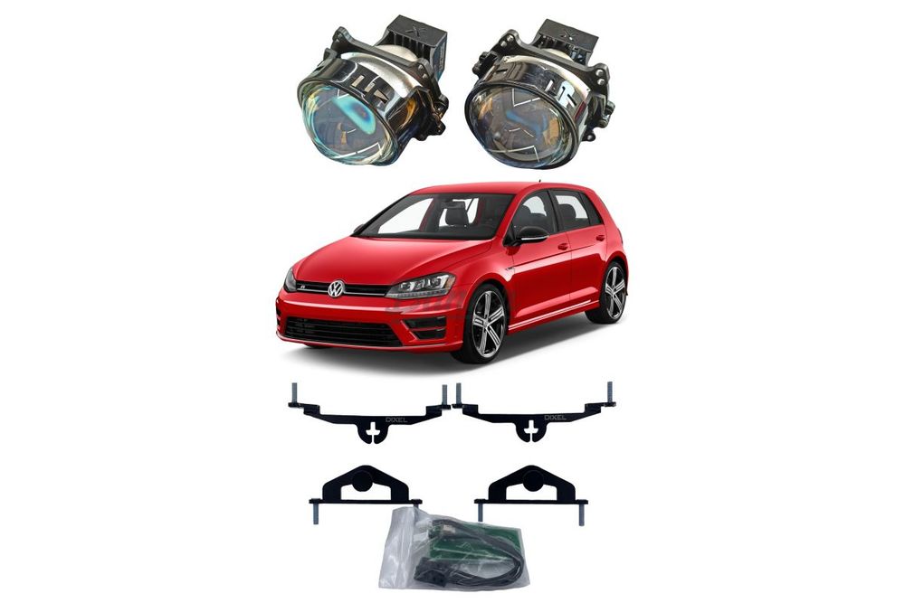Комплект для замены штатных линз Volkswagen Golf VII дорестайлинг 2012-2017 Valeo 2 AFS