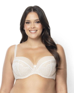 Бюстгальтер на косточках с пуш-ап вкладышами (Размер: 85E) (Цвет: черный)