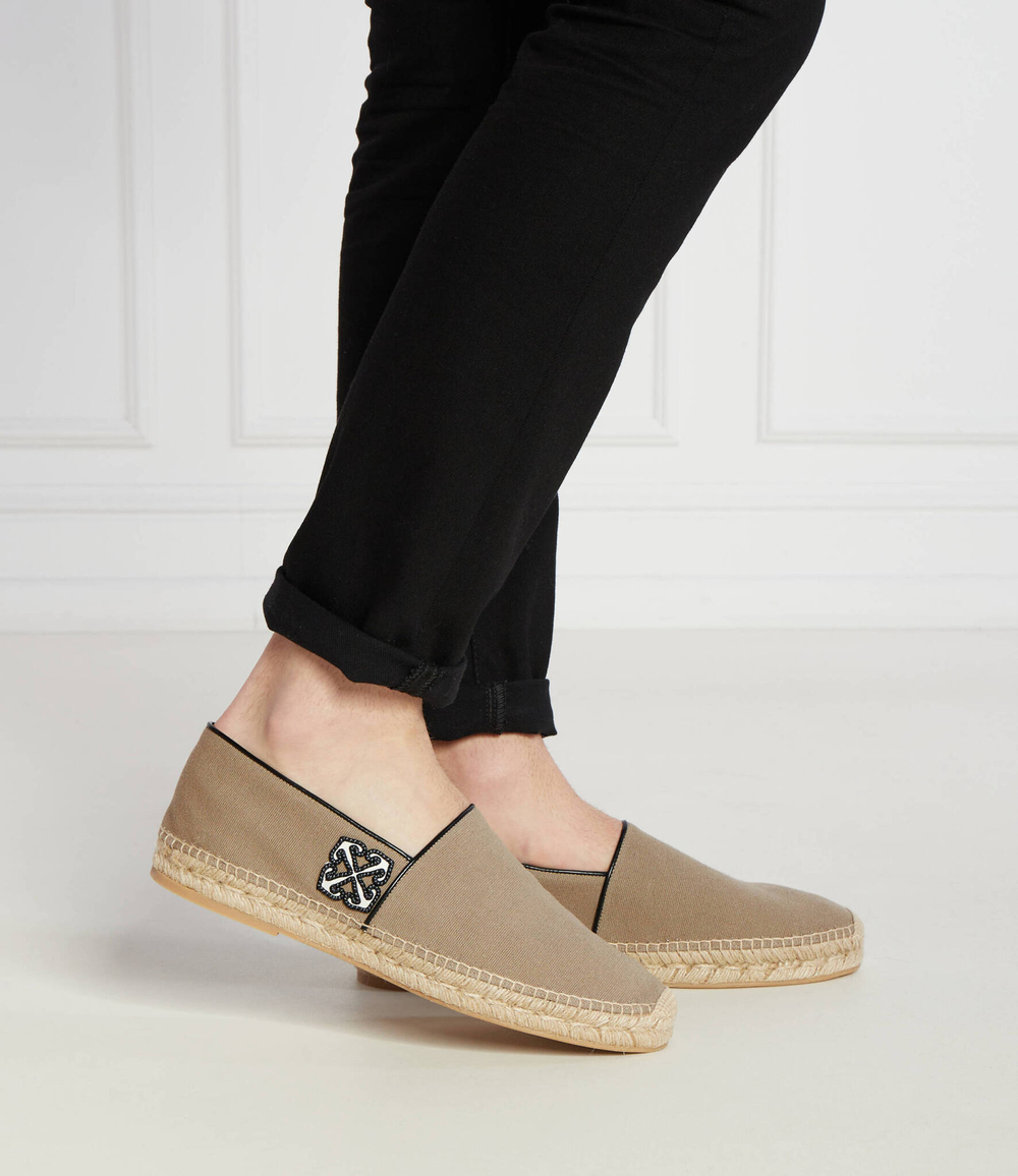 Эспадрильи OFF-WHITE - бежевый(OMIB007S 24FAB001)