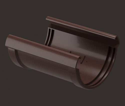 Döcke LUX Соединитель желобов (Шоколад)