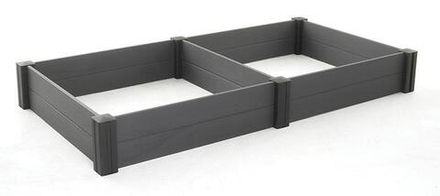 Кашпо-Грядка для растений Vista Modular Garden Bed 2 pack (графит)