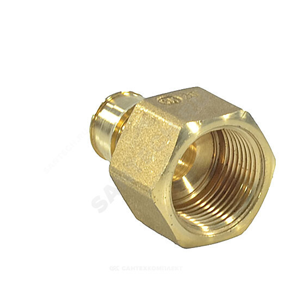 Муфта для PE-X труб радиальная латунь Дн 20х1/2" ВР GX109 Giacomini GX109Y034