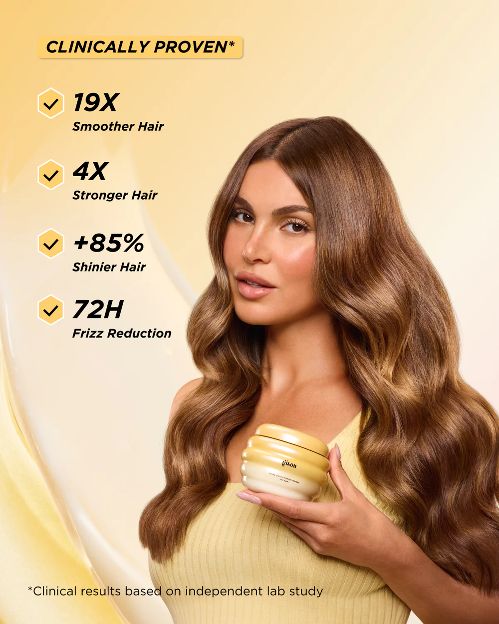 Gisou Honey Gloss Ceramide Therapy Hair Mask MINI