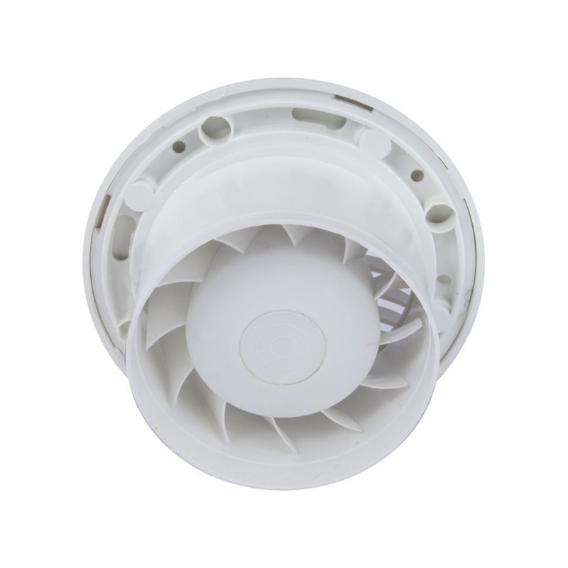 Жаростойкий низковольтный вентилятор для бани и сауны ММ-S LV 100 круг 105 м³/час с обратным клапаном