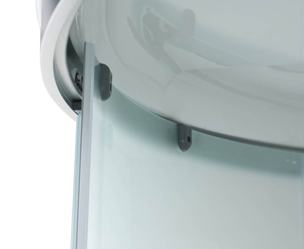 Душевая кабина AvaCan (АваКан) C5012R LED с высоким поддоном, с ГМ, с электрикой и LED освещением, 120х80х215