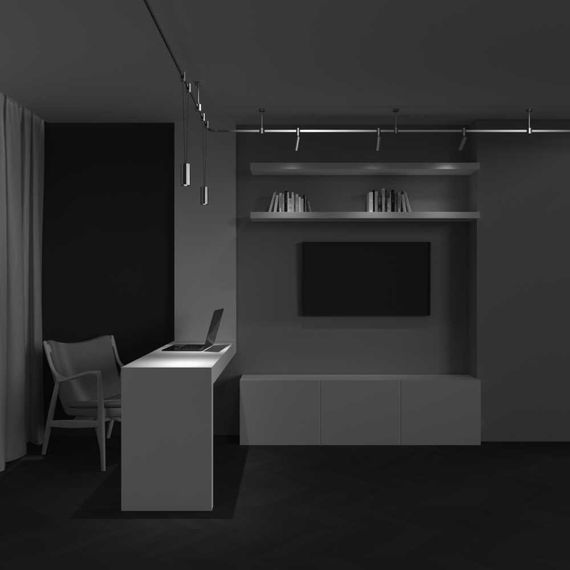 Трековый светильник Maytoni Technical TR157-1-12W4K-PT