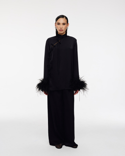 Костюм Lotus (Лотос) с перьями черный