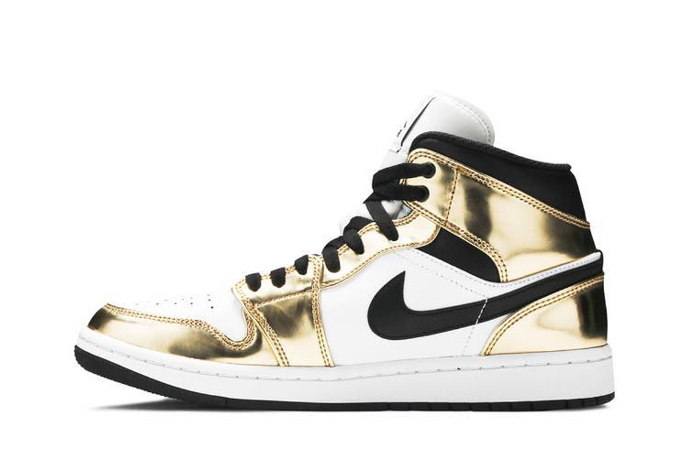 Кроссовки Jordan Air Jordan 1 Mid Se "Metallic Gold"