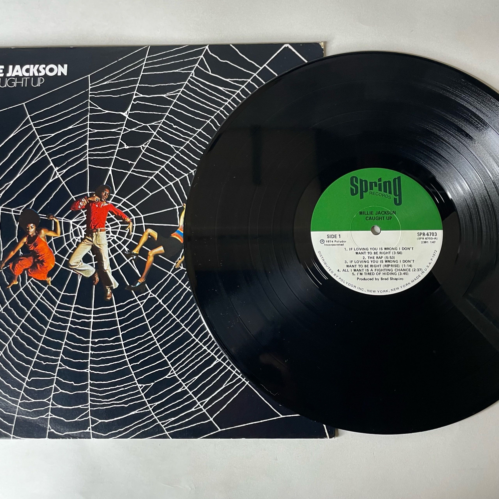 Винтажная виниловая пластинка LP Millie Jackson Caught Up (США 1974)