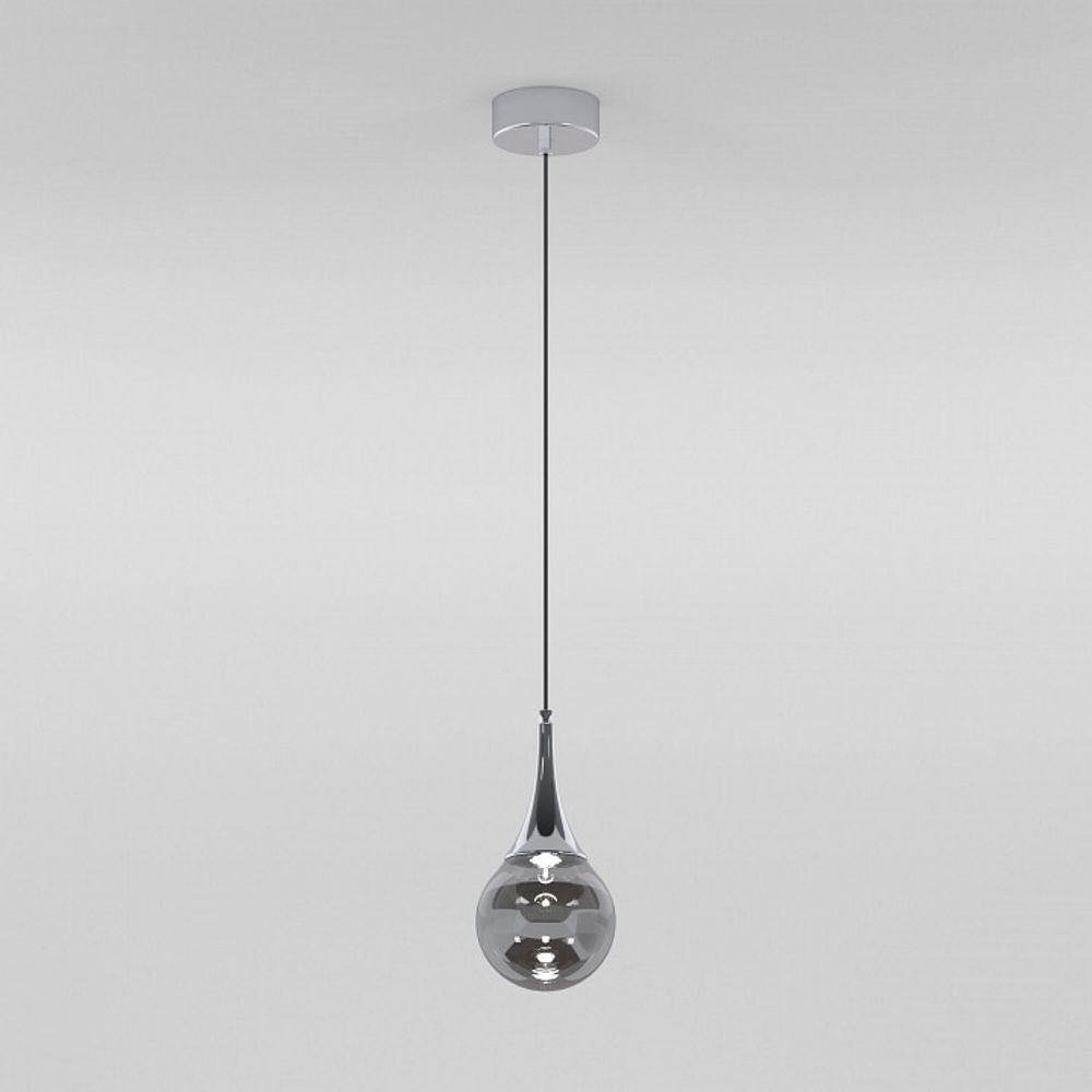 Подвесной светильник Eurosvet Adour 50256/1 LED дымчатый