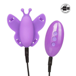 Фиолетовая вибробабочка на ремешках California Exotic Novelties Silicone Remote Venus Butterfly SE-0582-55-3