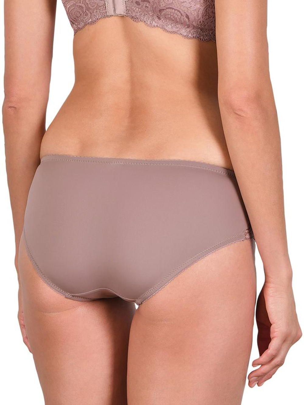 Нежные трусики-слипы с кружевным декором (Размер: 44) (Цвет: белый)