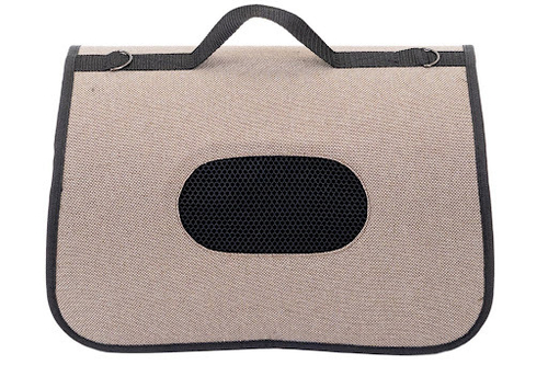 Дарэлл сумка-переноска жесткая №3 ЕСО (рогожка, пластик) бежевая Турне