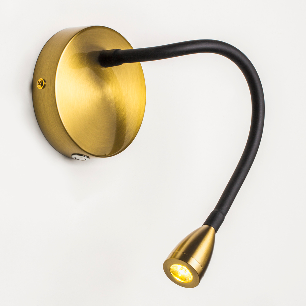 808631 Бра MURO III COB LED 3W 200LM 30G ЛАТУНЬ 3000K