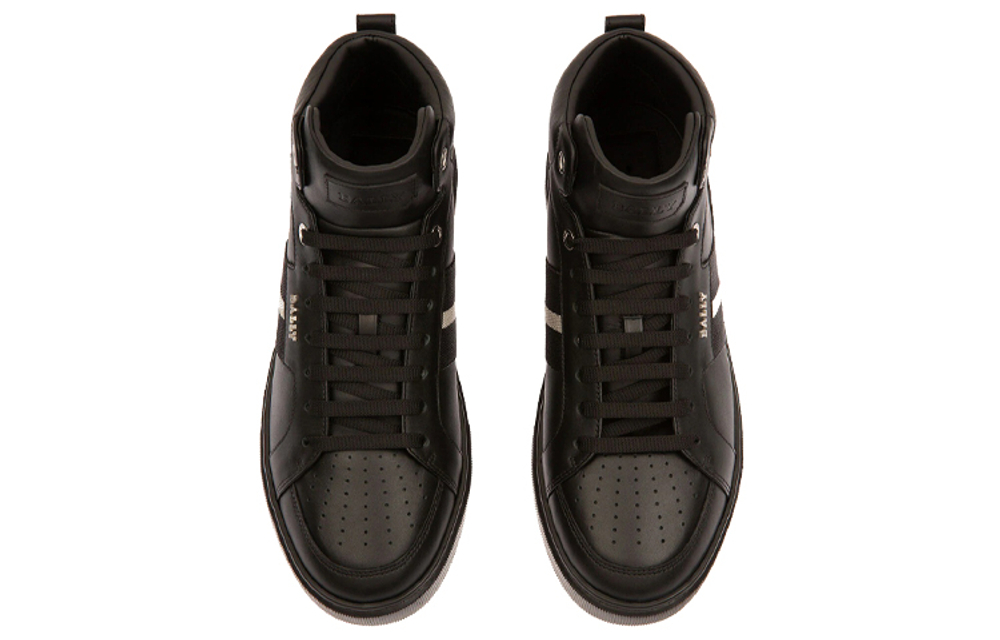 BALLY Stripe-detail High-top Sneakers